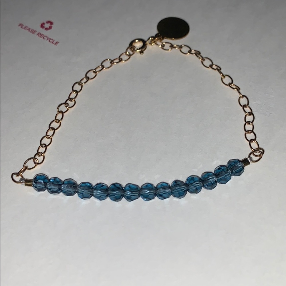 Glass Crystal Bead Bracelet